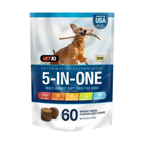 Delightibles, 5-In-1 Multi Benefit Soft Chews For Dogs, 60 Count