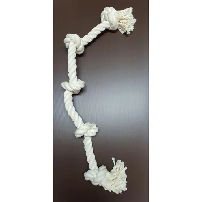 Dexpex Dog Rope Toys White 5knots 25mm x 31″