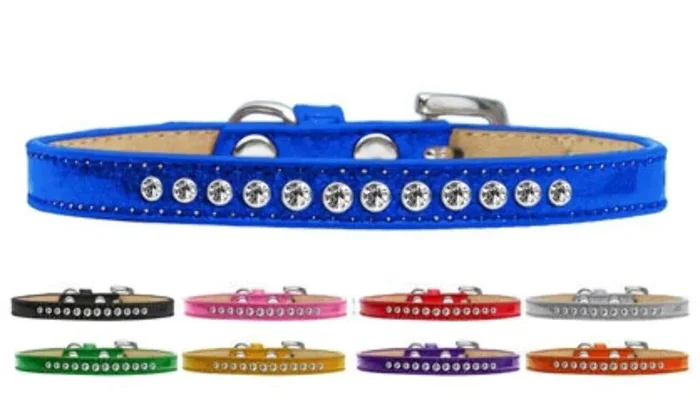 Dog, Puppy & Pet Ice Cream Collar, Clear Crystal Rimsets Pink 10