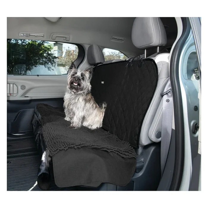 Dogs Gone Smart, Dogs Gone Smart Dirty Dog 3in1 Car Seat Cover & Hammock, Black, 54In X 58 Inches