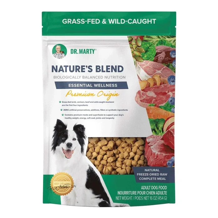 Dr. Marty Nature’s Blend Premium Origin Freeze-Dried Dog Food – 48 Oz