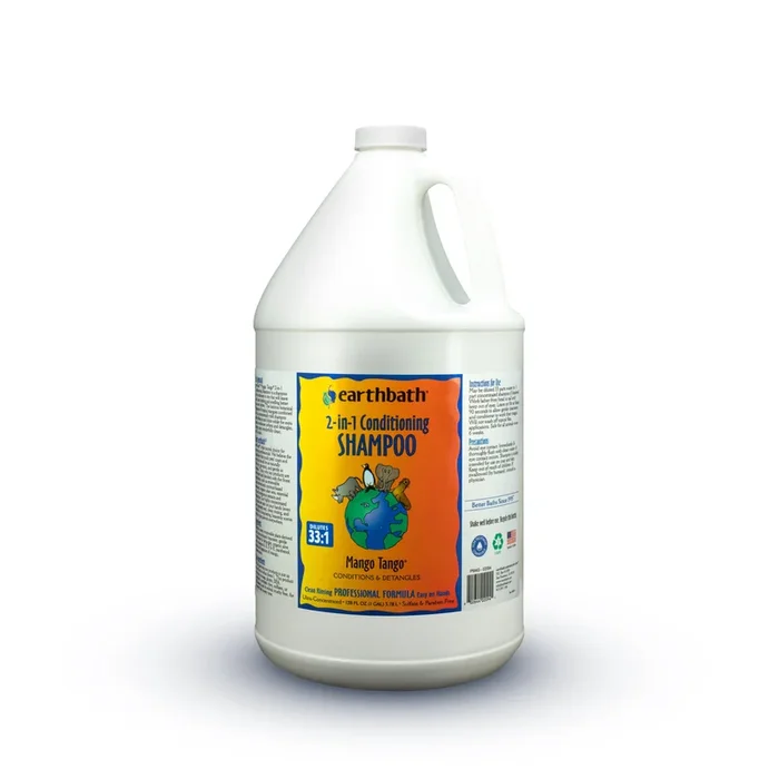 Earthbath Mango Tango 2-in-1 Dog Conditioning Shampoo – 1 Gallon