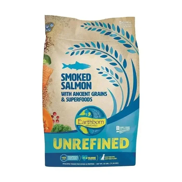 Earthborn Holistic® Unrefined™ Smoked Salmon with Ancient Grains & Superfoods for Dog