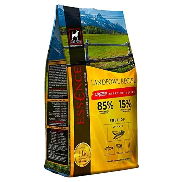 Essence Pet Foods Limited Ingredient Recipe Landfowl Dry Dog Food (4 lb)