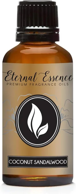 Eternal Essence Oils Coconut Sandalwood 30ml Premium Fragrance Oil – for Candle, Soap Making, Aromatherapy, Diffusers, Home Care, & Humidifiers