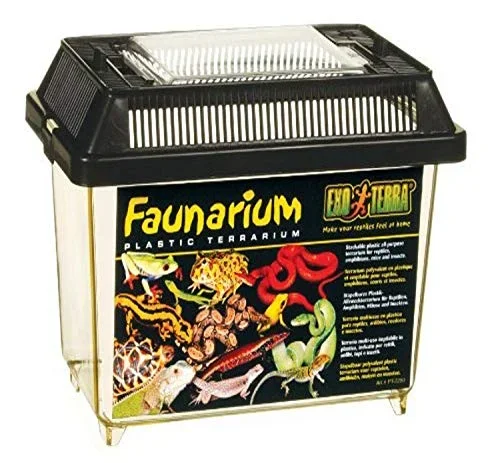 Exo Terra Faunarium All-Purpose Terrarium – 7″ x 4″ x 5″
