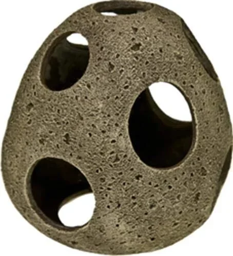 Exotic Environments Swim-Through Stone Chamber Resin Aquatics Decoration – Gray – Large