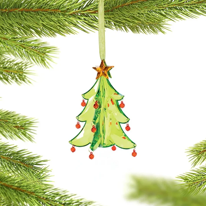 Faceted Christmas Tree Ornament