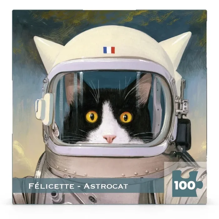 Félicette – Astrocat Mini 100 Piece Mini Puzzle