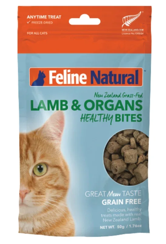 Feline Natural- Lamb Healthy Bites Cat Treats