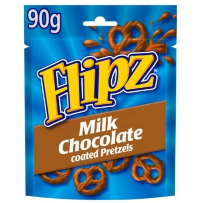 Flipz Milk Chocolate Pretzels 90g