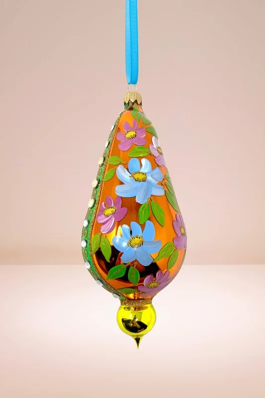 Florentine Sunrise Polish Glass Ornament
