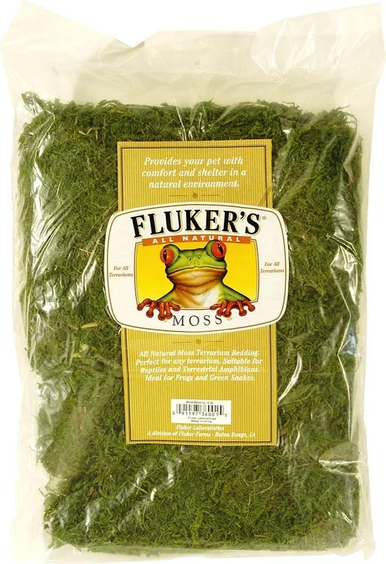 Fluker’s All Natural Moss Bedding Substrate Green 1ea/4 qt, SM