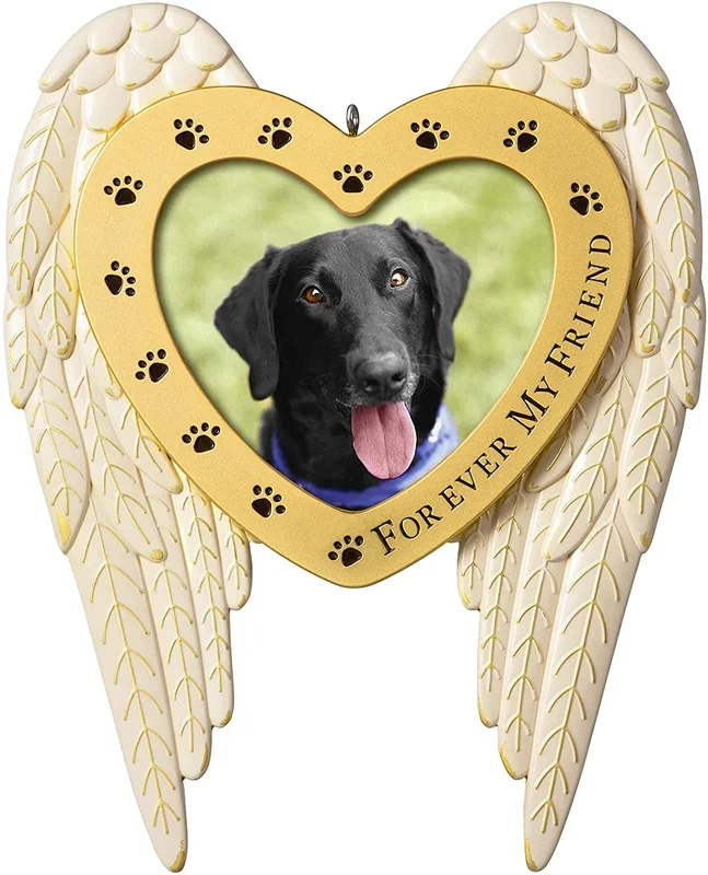 Forever My Friend Pet Memorial Metal Photo Frame Ornament