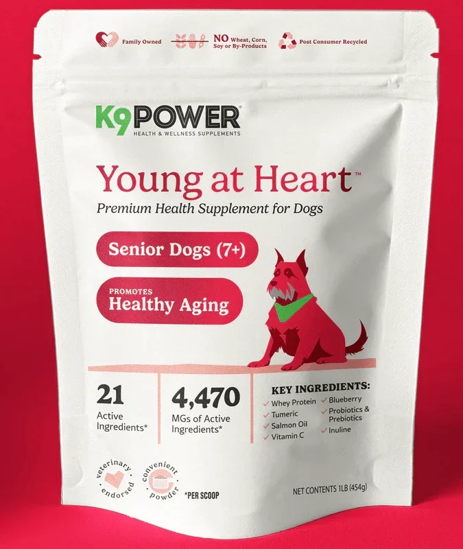 Fórmula de salud para perros mayores K9 Power Young at Heart
