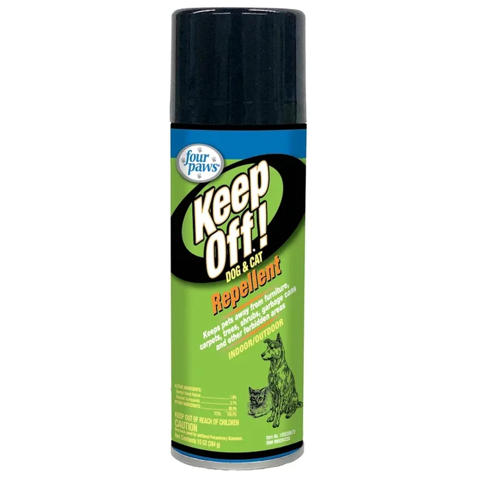 Four Paws Keep Off! Indoor and Outdoor Cat and Dog Repellent – 10 Oz