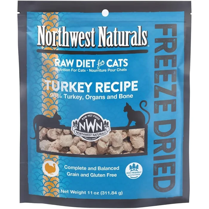 Freeze Dried Cat Food – Nibbles – Turkey Recipe – 11 oz
