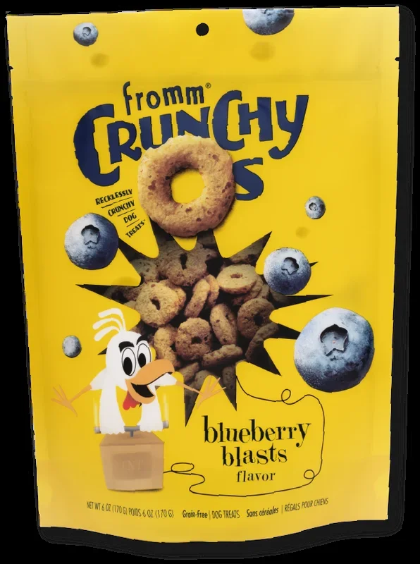 Fromm Crunchy O’s Dog Treats BlueBerry Blast, 6oz