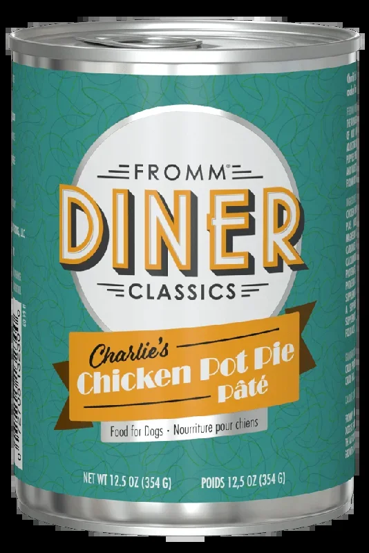 Fromm Diner Classics Charlie’s Chicken Pot Pie Pate Wet Dog Food