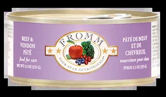 Fromm Four-Star Beef & Venison Pâté Canned Cat Food