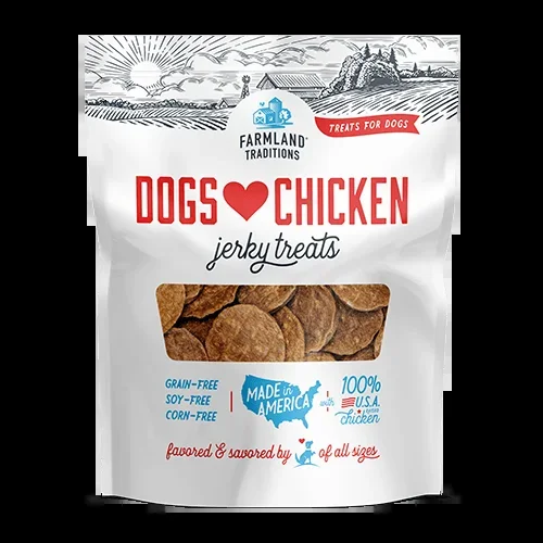 [FT-DLC06] Farmland Traditions Chicken Jerky for Dogs (6oz)