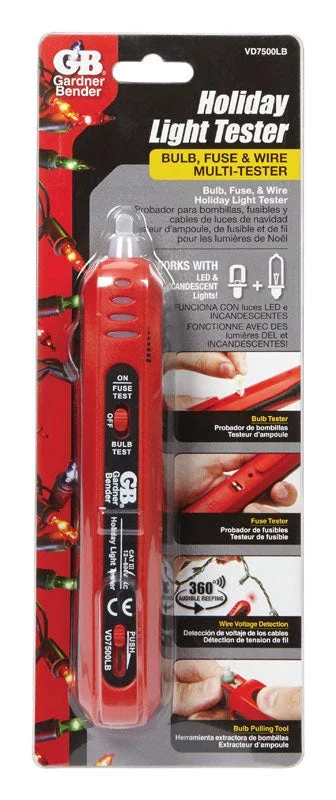 Gardner Bender 12-600 VAC LED Holiday Light Tester (Pack of 6)