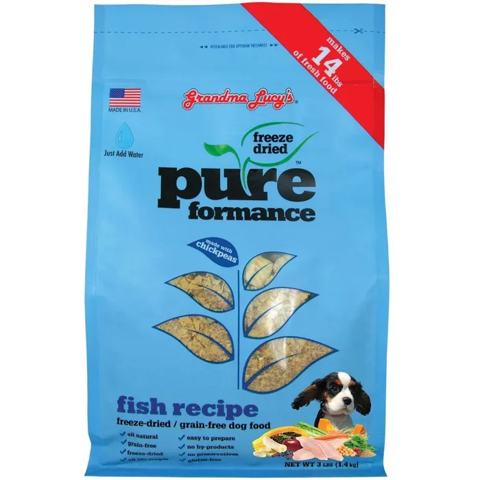 Grandma Lucy’s Pureformance Fish Freeze-Dried Grain-Free Dog Food