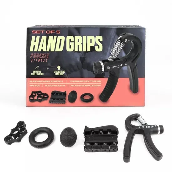 Hand Grips by Phoenix Fitness – Set of 5