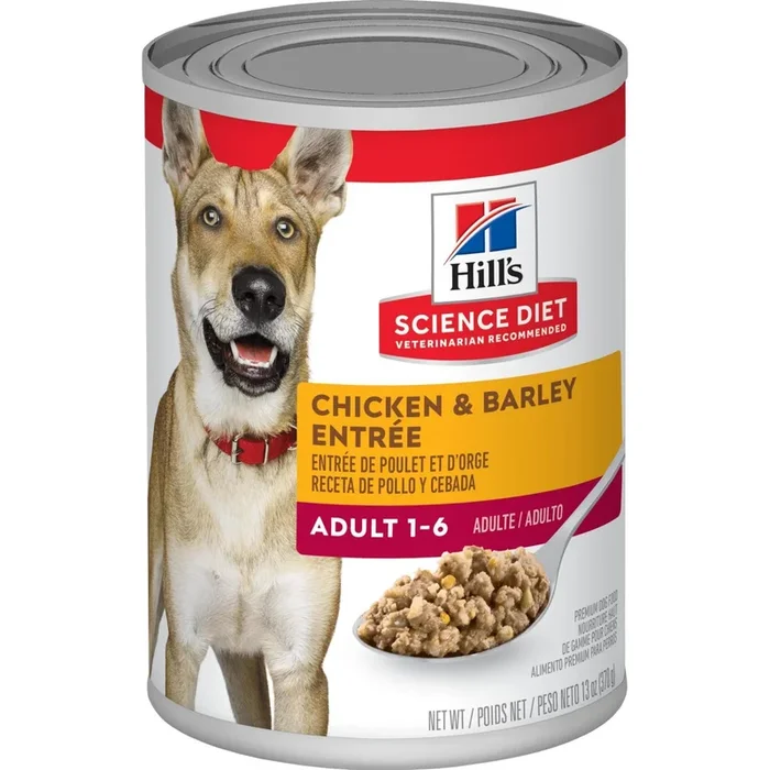 Hill’s Science Diet Chicken & Barley Adult 1-6 Canned Dog Food
