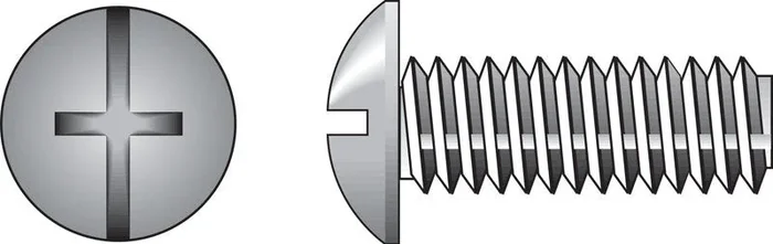 HILLMAN No. 8-32 X 1/2 in. L Combination Truss Head Zinc-Plated Steel Machine Screws 100 pk