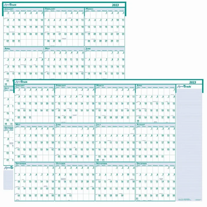 House of Doolittle Express Track Yearly Laminated Planner – HOD392