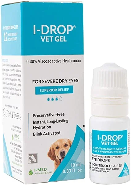 I-Drop Vet Gel – Eye Drops for Dogs & Cats
