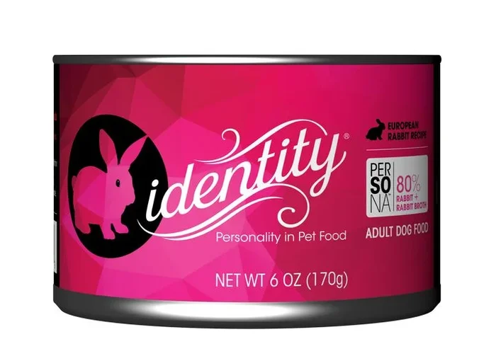 Identity Persona Free-Range French Rabbit Canned Dog Food – 6 Oz – Case of 24