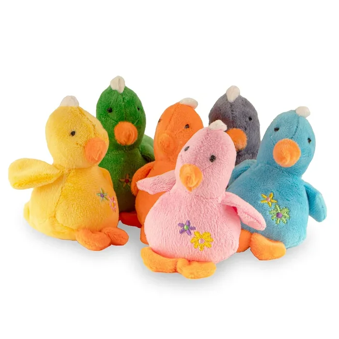 Jeffers 4″ Baby Duck Plush Squeaker Dog Toys