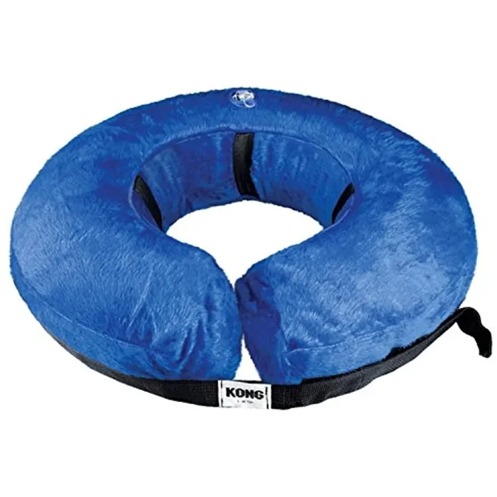 KONG – Cloud Collar – Plush, Inflatable E-Collar – for Injuries, Rashes and Post Surgery Recovery – for Large Dogs/Cats