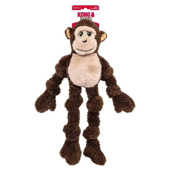 KONG Monkey Knots Dog Toy – Soft & Interactive Plush Fun