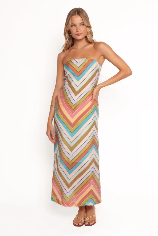 Lane A-line Maxi Dress – Multi