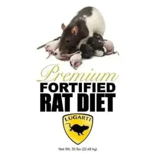 Lugarti’s Premium Fortified Rat Diet 50 lbs