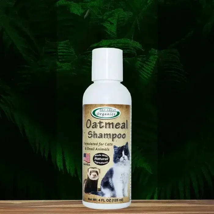 Mad About Organics Cat Oatmeal Shampoo – Gentle Care for Happy Skin 4oz