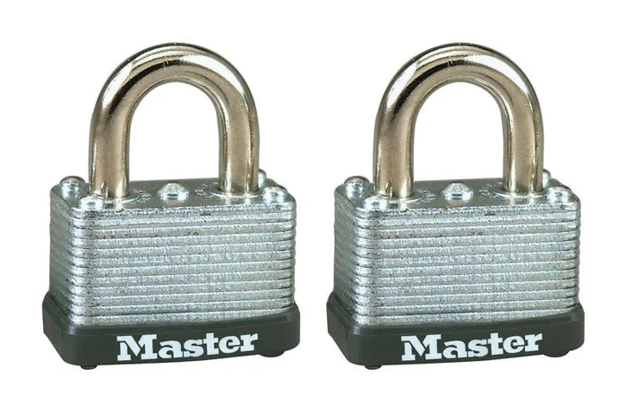 Master Lock 15/16 in. H X 13/16 in. W X 1-1/2 in. L Steel Warded Locking Warded Padlock