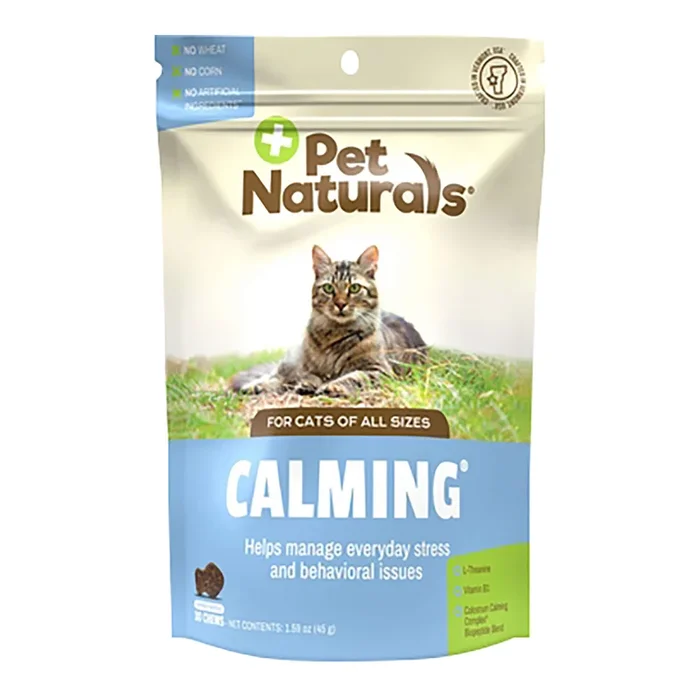 Masticable calmante para gatos Pet Naturals, 30 unidades
