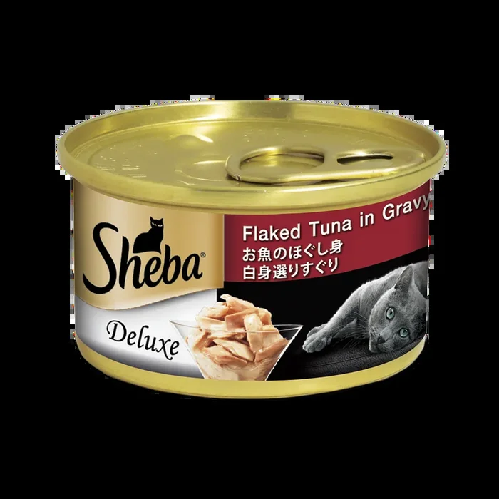 MISC FOC Sheba Flaked Tuna in Gravy 85g
