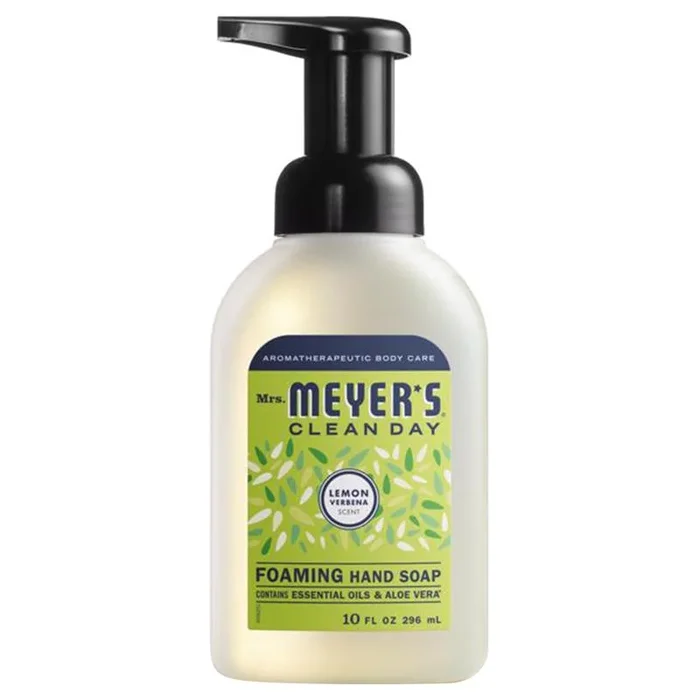 Mrs. Meyer’s Clean Day Lemon Verbena Scent Foam Hand Soap 10 oz. (Pack of 6)