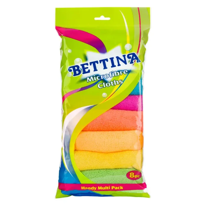 Multi-Purpose 8PC Microfiber Cloths by Bettina