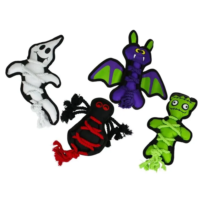 Multipet Dog Toy Halloween Cross-Ropes – Assorted