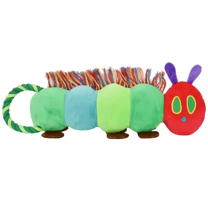Multipet EC Hungry Caterpillar Tug Plush Dog Toy