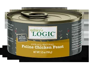 Nature’s Logic Chicken Feast Canned Food for Cats