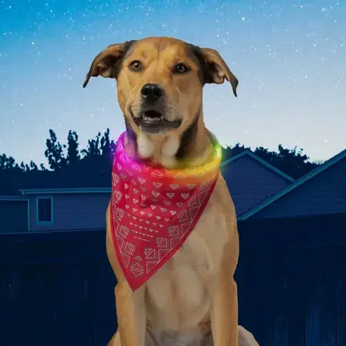 Nite Ize NiteHowl® Bandana Rechargeable LED Safety Necklace – Disc-O Select