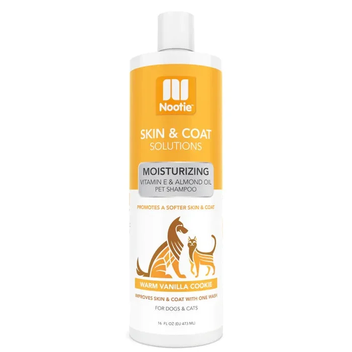 Nootie Moisturizing Vitamin E & Almond Oil, Warm Vanilla Cookie 16-oz, Pet Shampoo