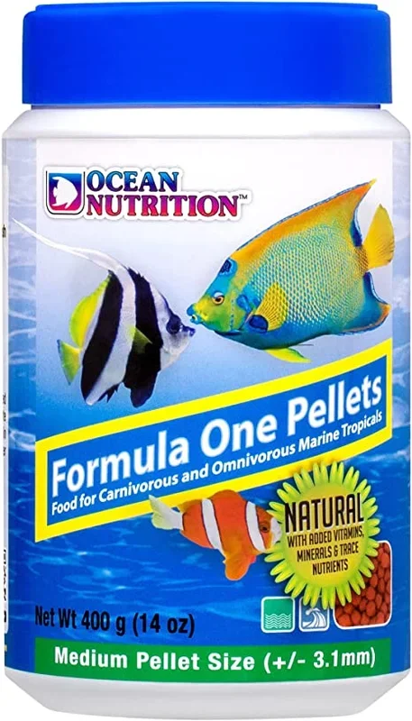 Ocean Nutrition Formula One Marine Pellets – Medium Pellets – 14 oz
